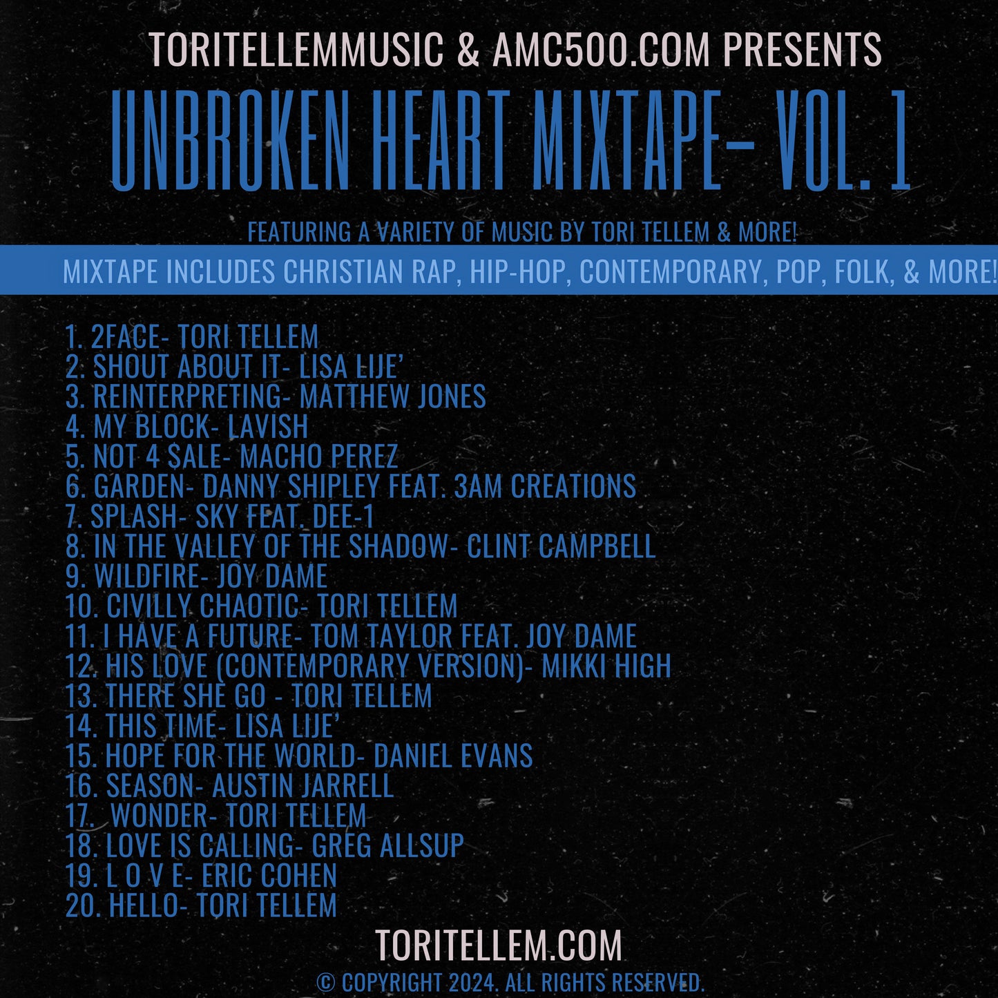 Unbroken Heart Mixtape (Volume 1 & 2 sold together)