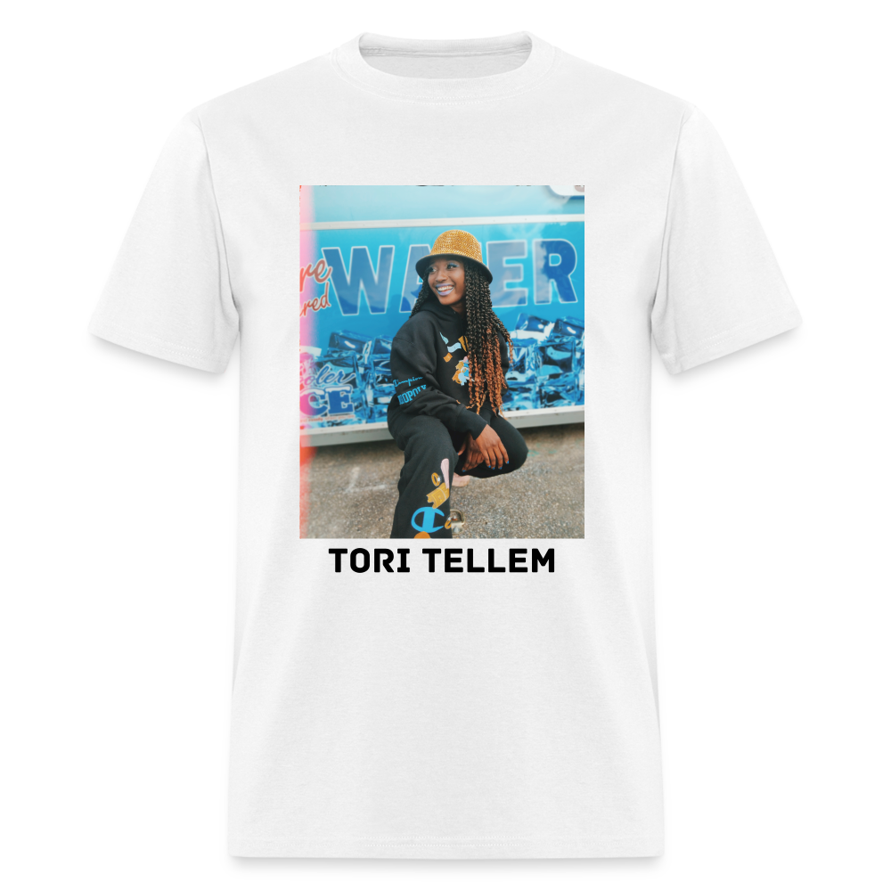 Unisex 90s Inspired Tori TEE - white