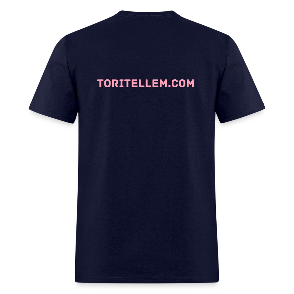 Who Gon' Tell 'Em? T-Shirt - navy